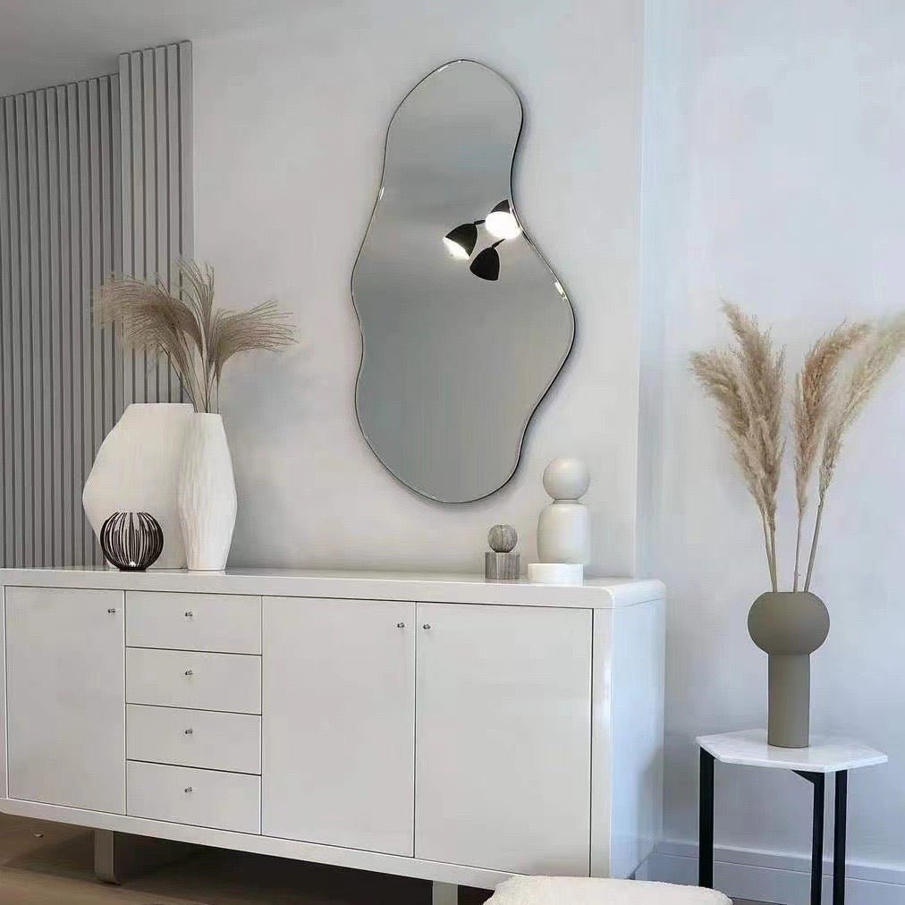 101 Irregular Shape Frameless Backlit Wall Mirror