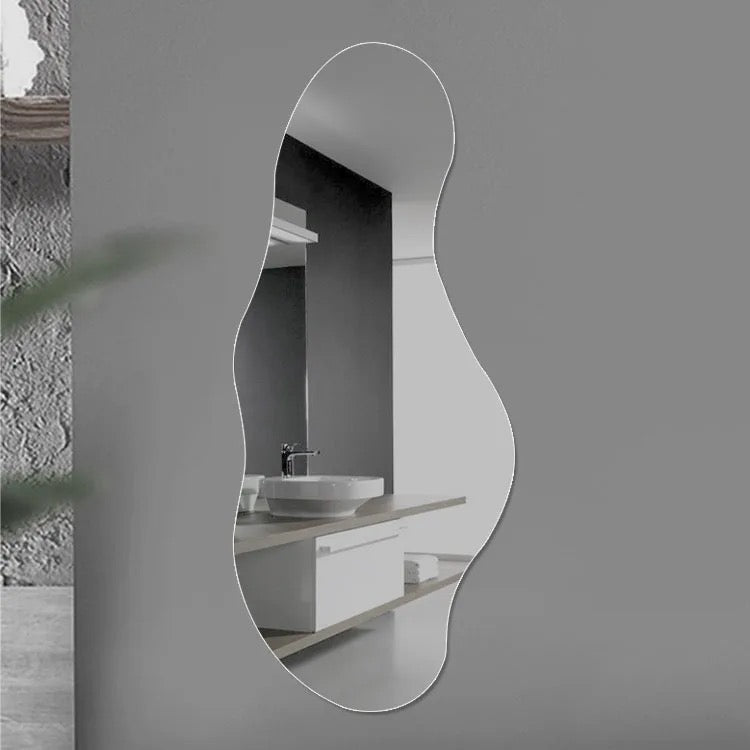 101 Irregular Shape Frameless Backlit Wall Mirror