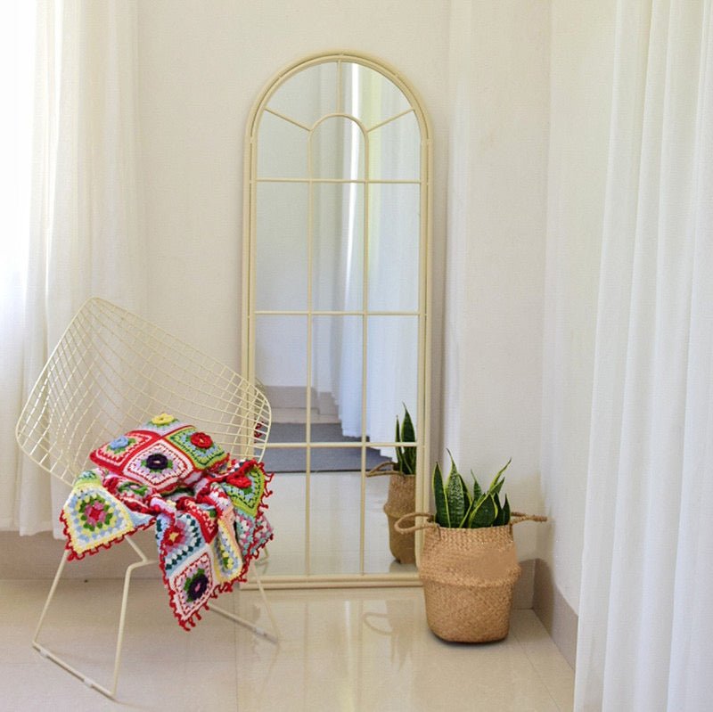 ALDA off white arch mirror Large size