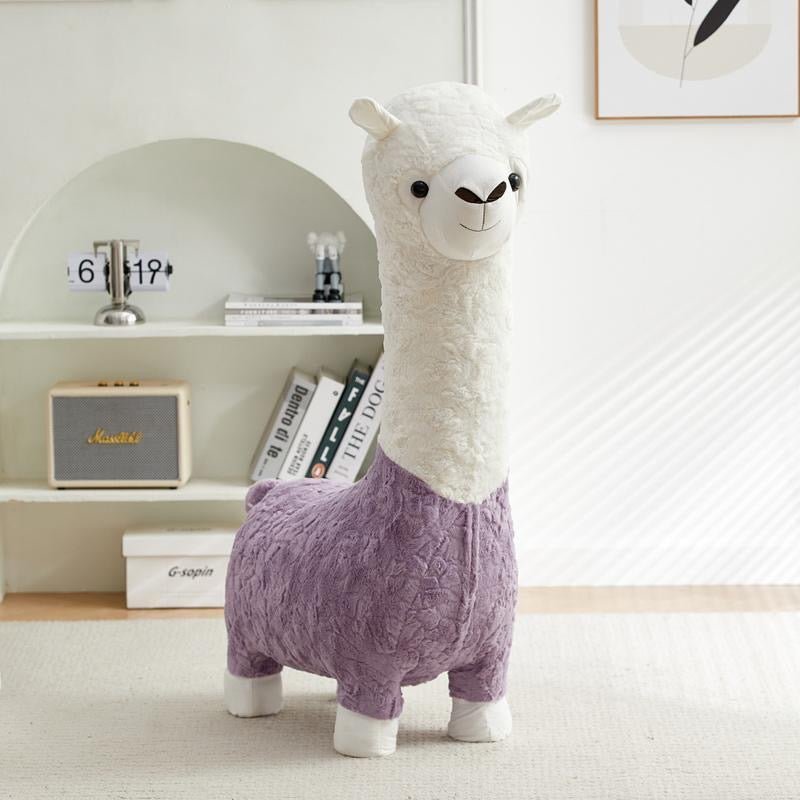 Alpaca design kids stool