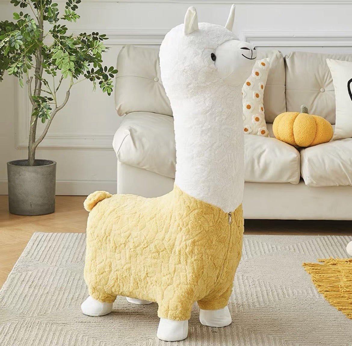 Alpaca design kids stool - SHAGHAF HOME