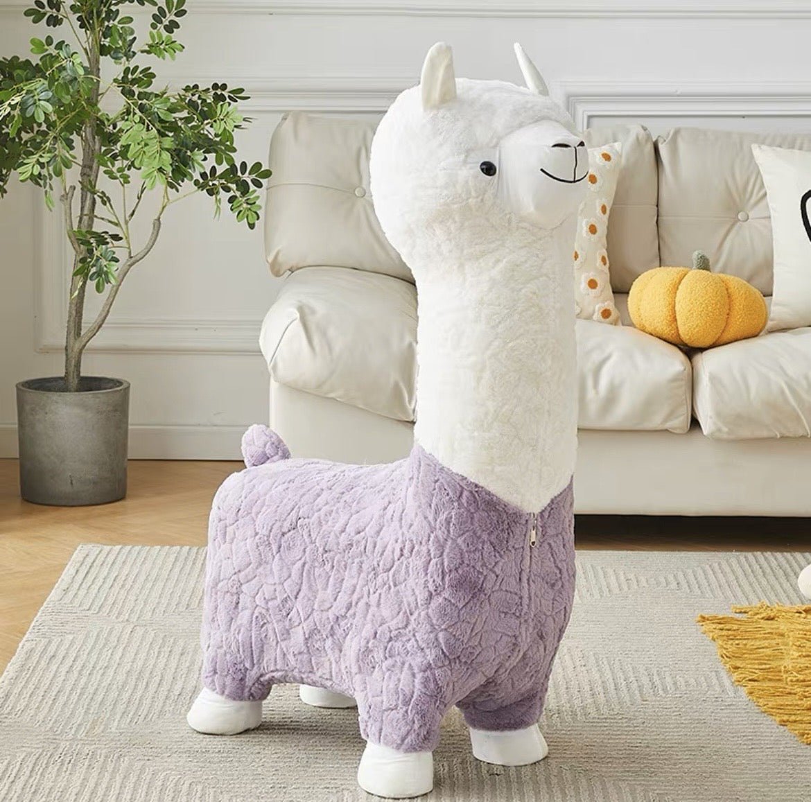 Alpaca design kids stool - SHAGHAF HOME