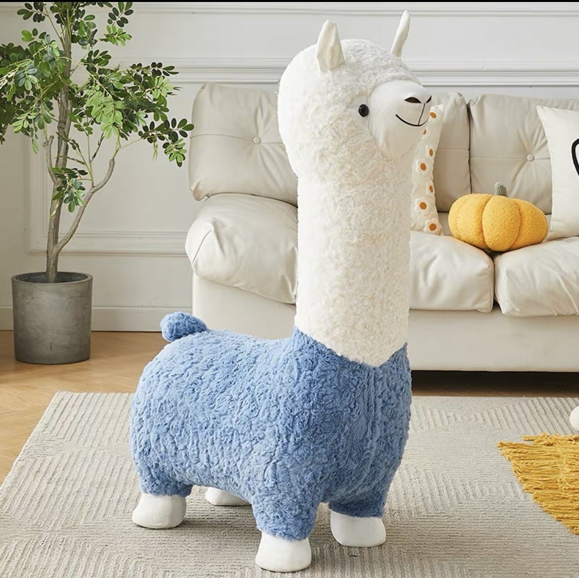 Alpaca design kids stool - SHAGHAF HOME