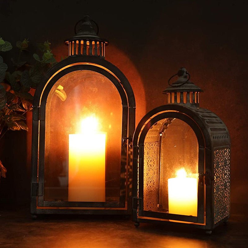 Antique design lantern set ( 2 pieces )