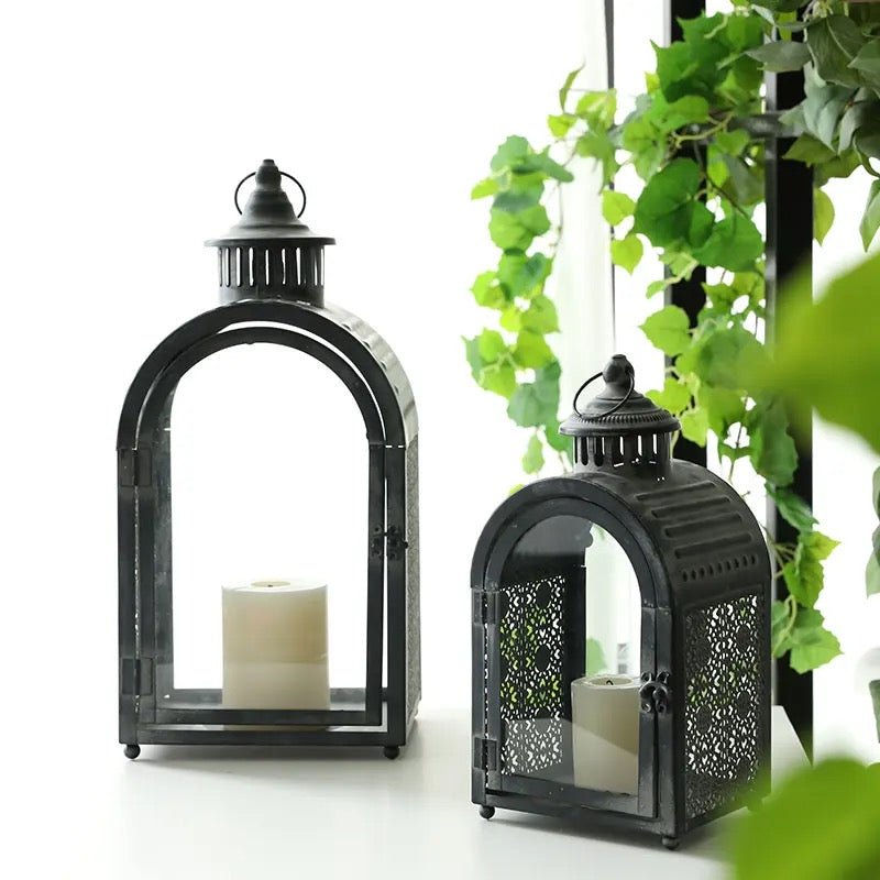 Antique design lantern set ( 2 pieces )