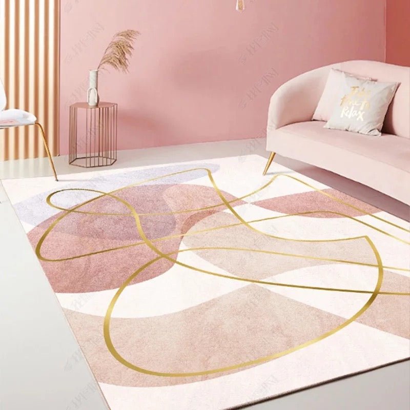 AVALIN pink texture Rug