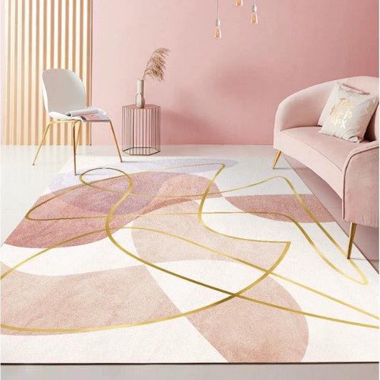 AVALIN pink texture Rug