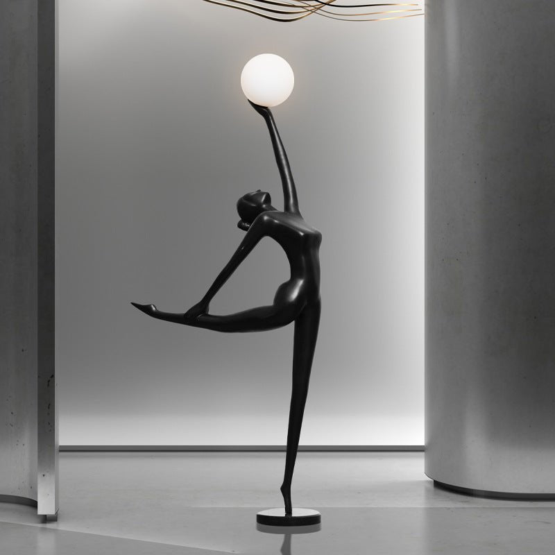 Ballerina sculpture floor lamp