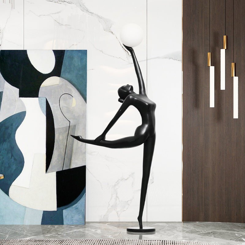 Ballerina sculpture floor lamp