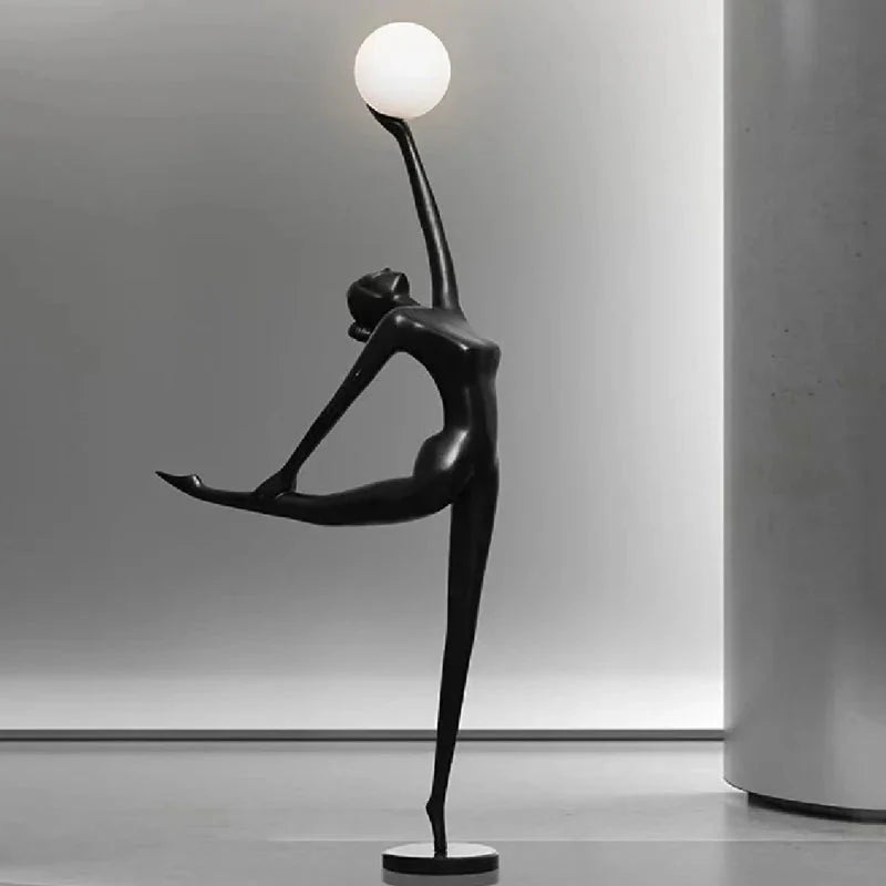 Ballerina sculpture floor lamp