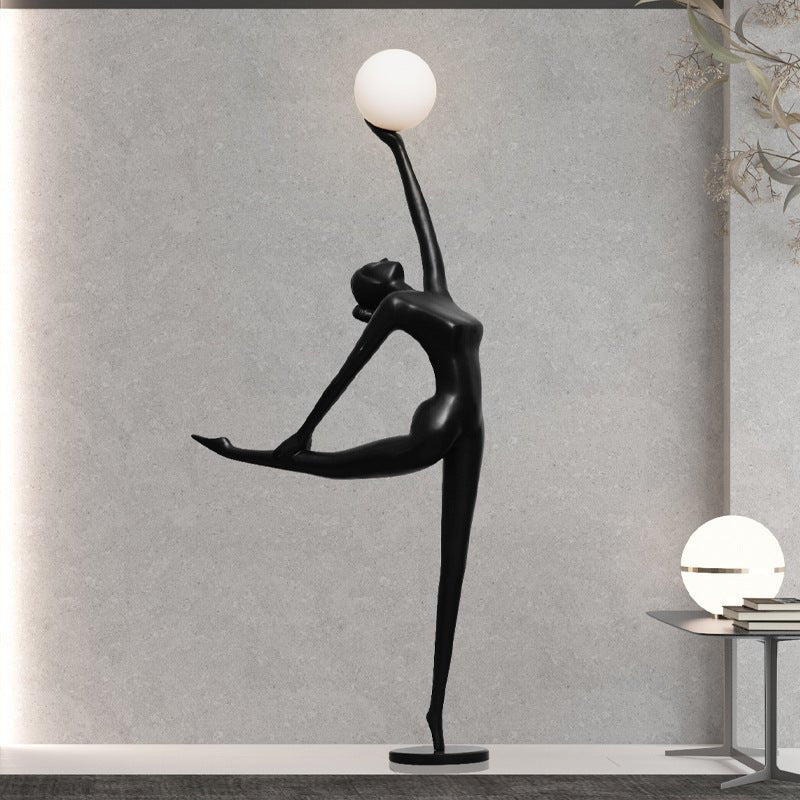 Ballerina sculpture floor lamp