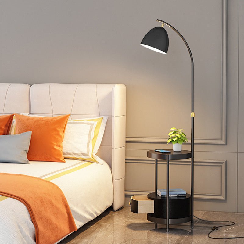 Baracela black floor lamp