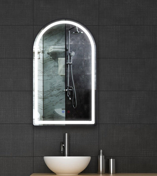 Black arch vanity mirror 60X90 CM