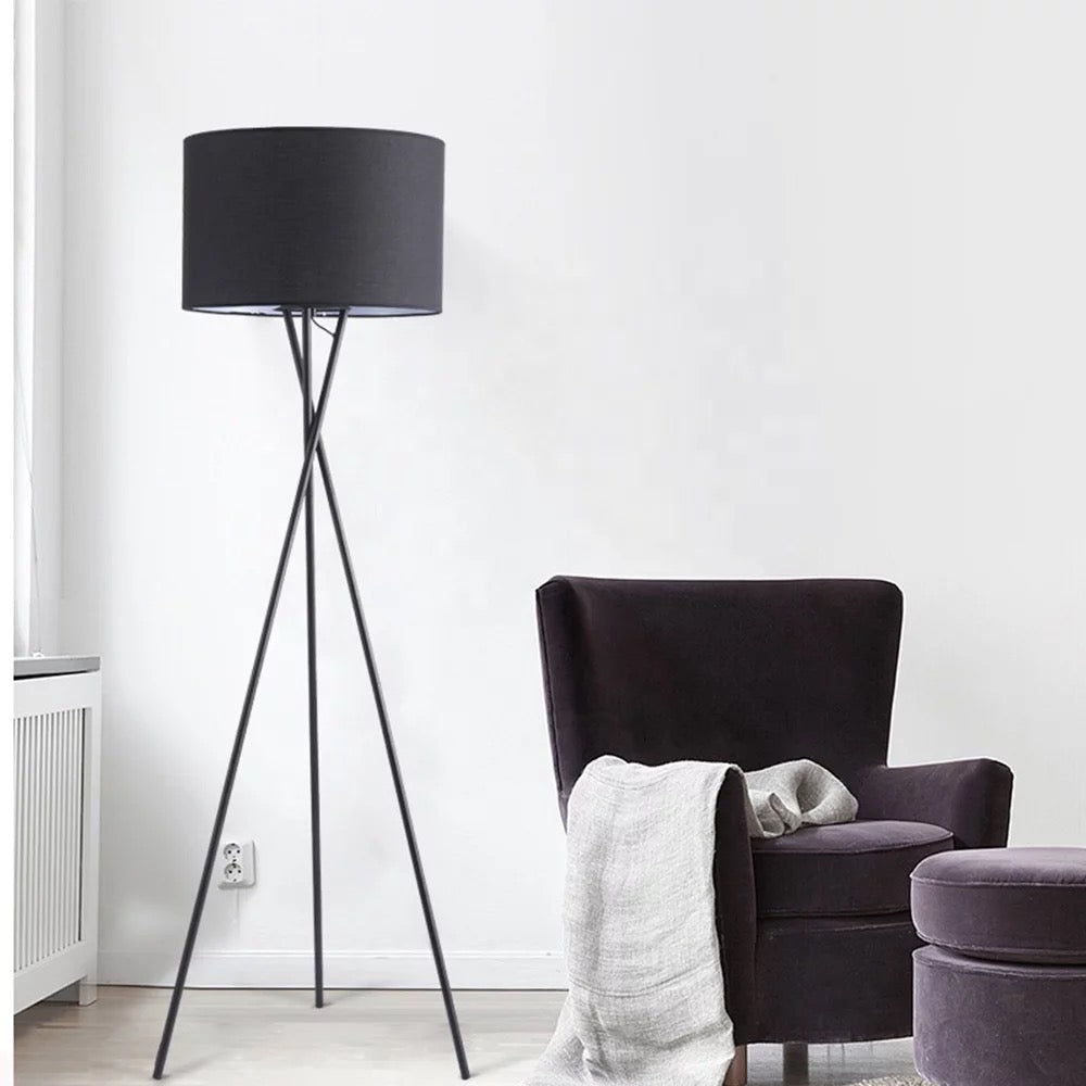 Black Fabric lampshade (ST02-4)