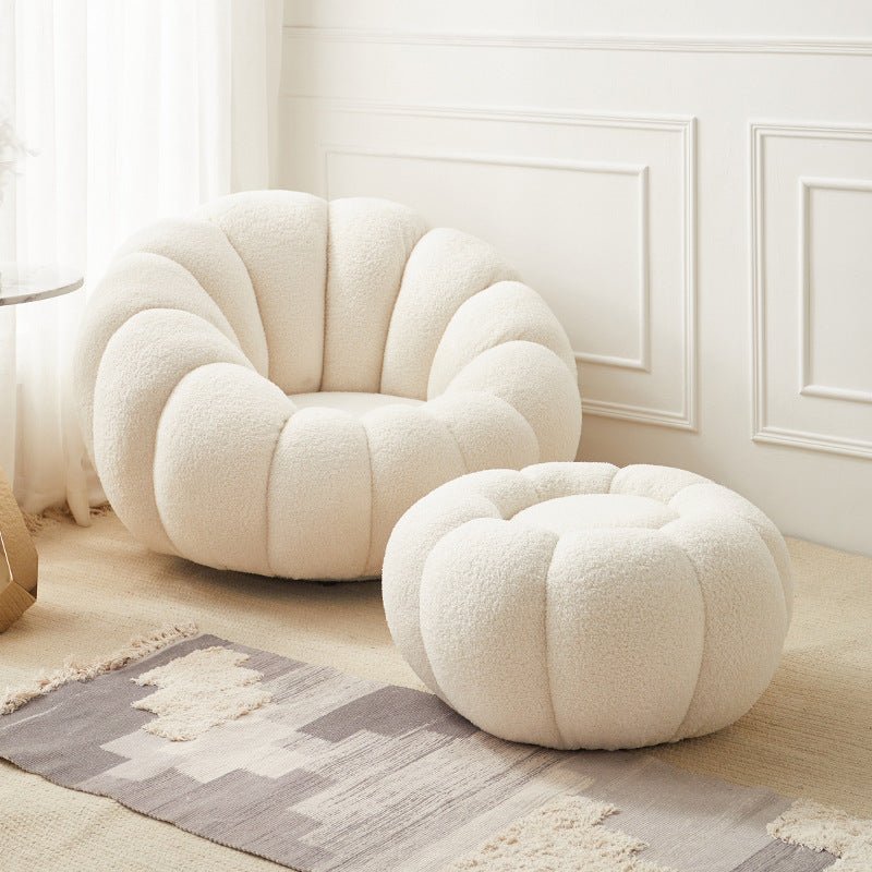 Boucle Rotatable Sofa Set