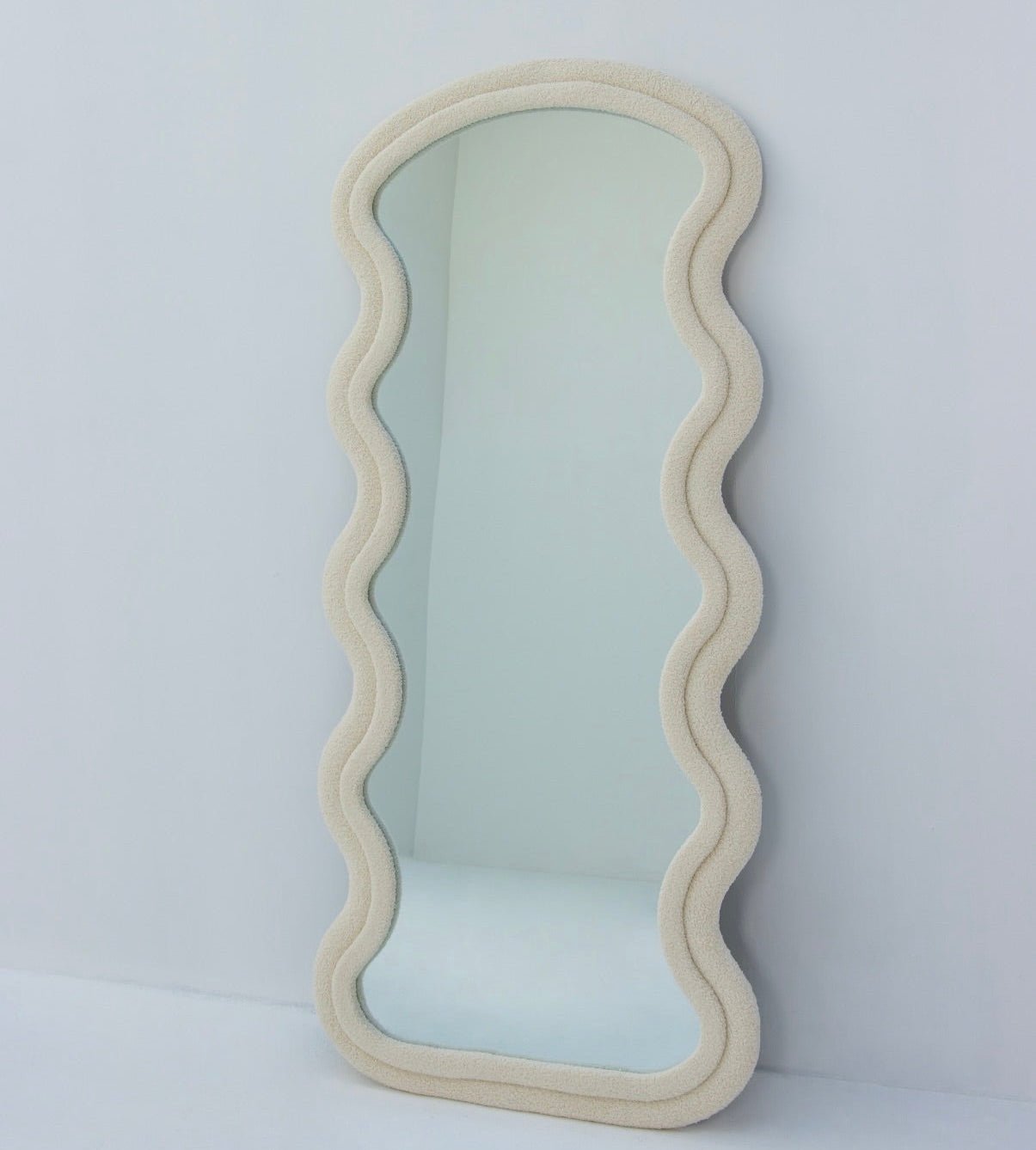 Bouclé Wavy Full Length Mirror