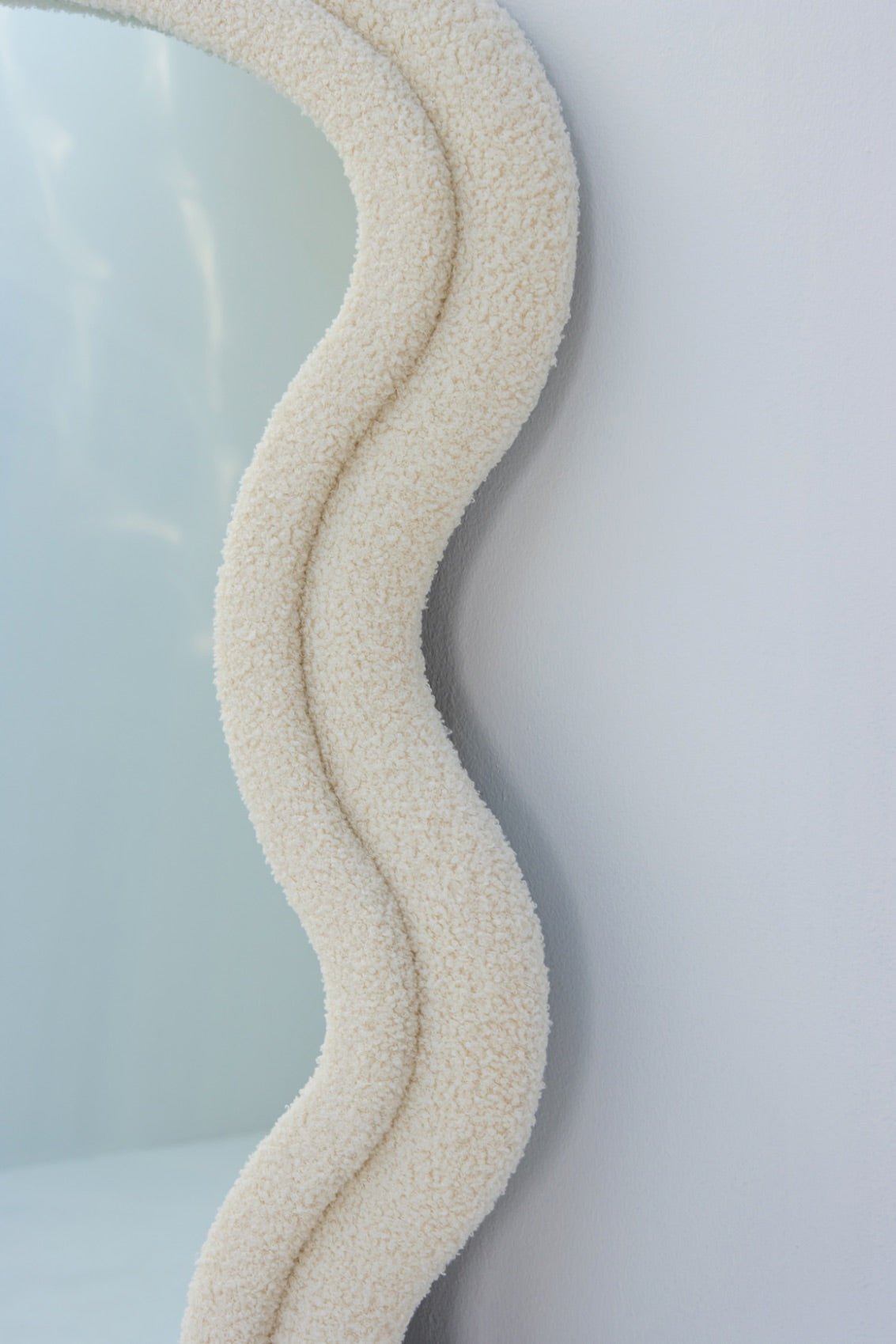 Bouclé Wavy Full Length Mirror