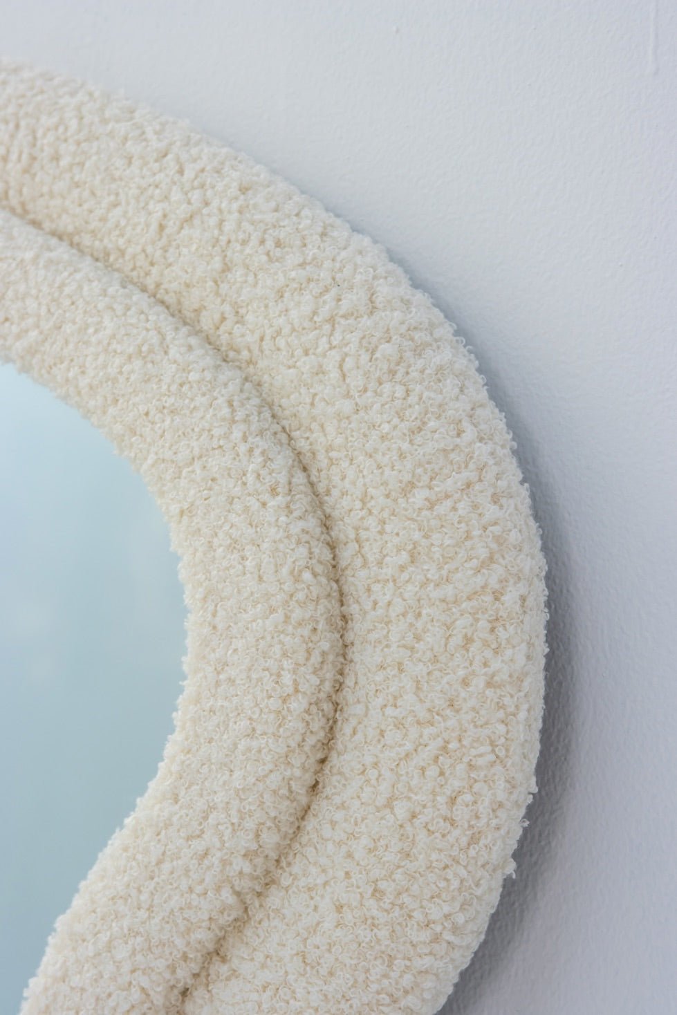 Bouclé Wavy Full Length Mirror