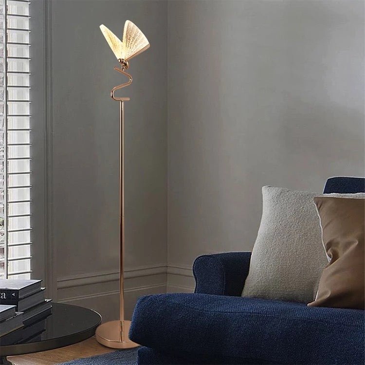 Butterfly floor lamp