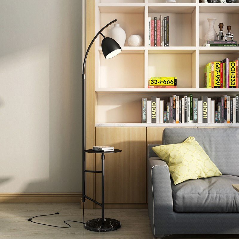 Cloché Modern fully black floor lamp