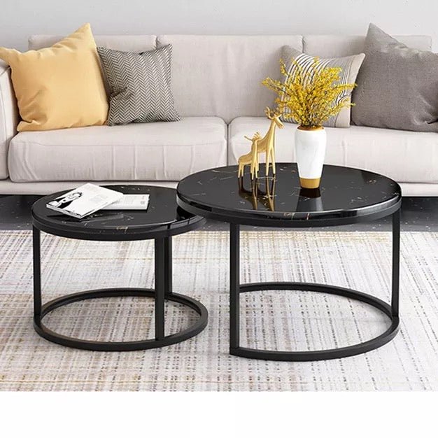 Cornoro marble coffee table set