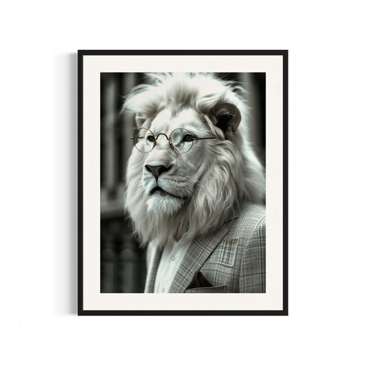 Executive Lion in Classic Suit