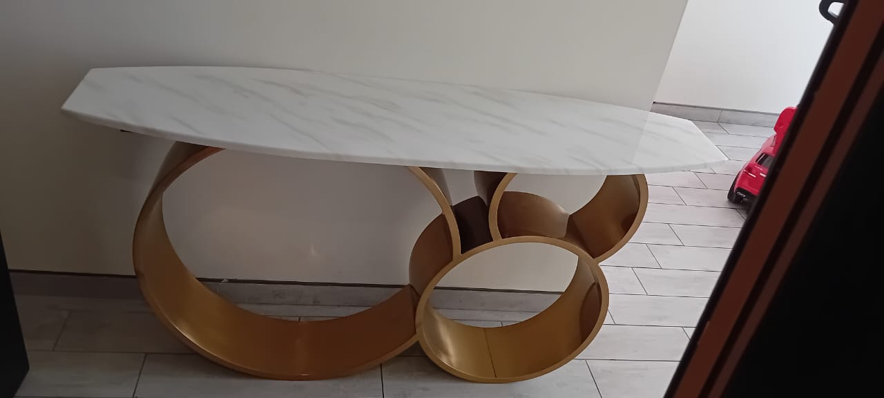 KURAN Luxury marble console table