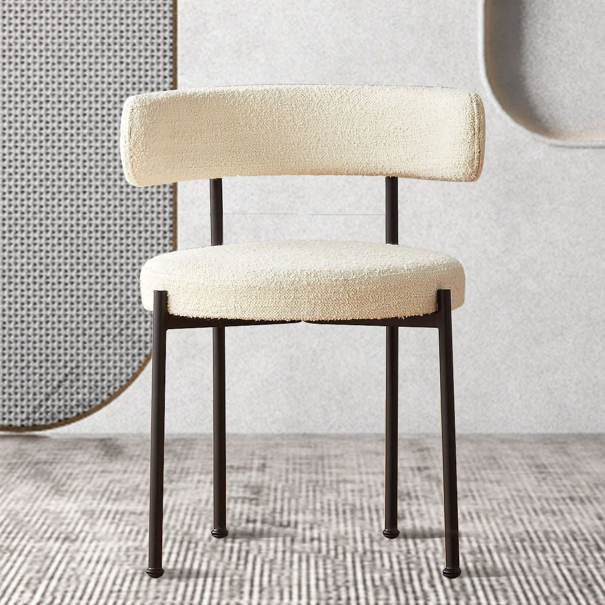 Liza Boucle Dining Chair