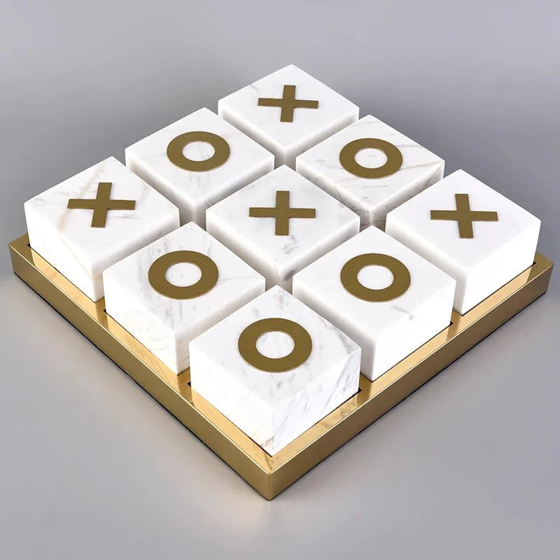 Marble Tic Tac Toe Game