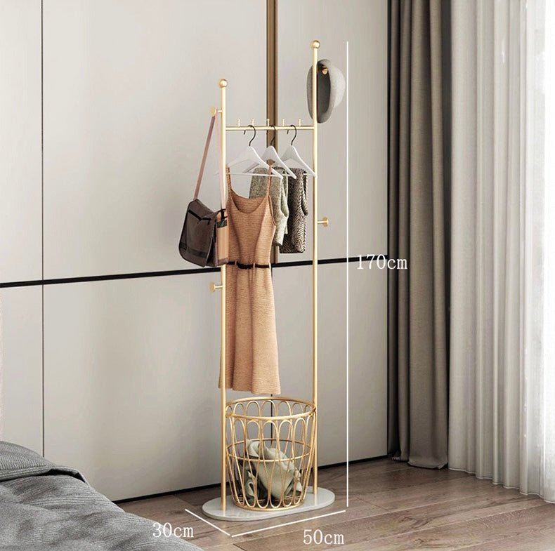 Melos clothes RACK with marble base