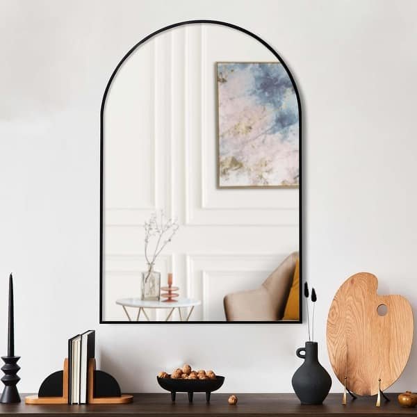 Mini arch wall mirror (BLACK)