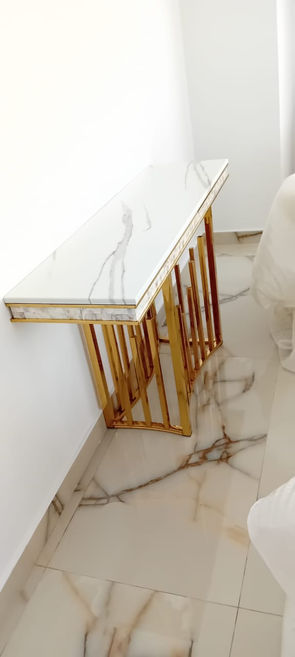 Minimalist Marble console table