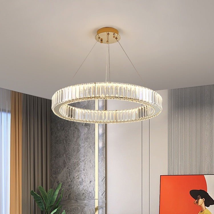 Modern crystal chandelier