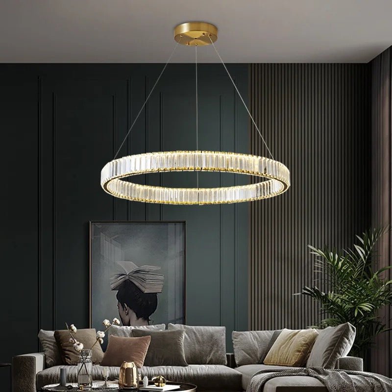 Modern crystal chandelier