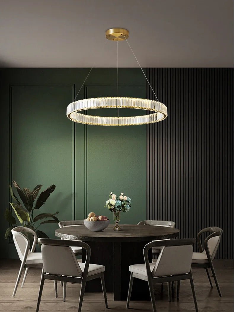 Modern crystal chandelier