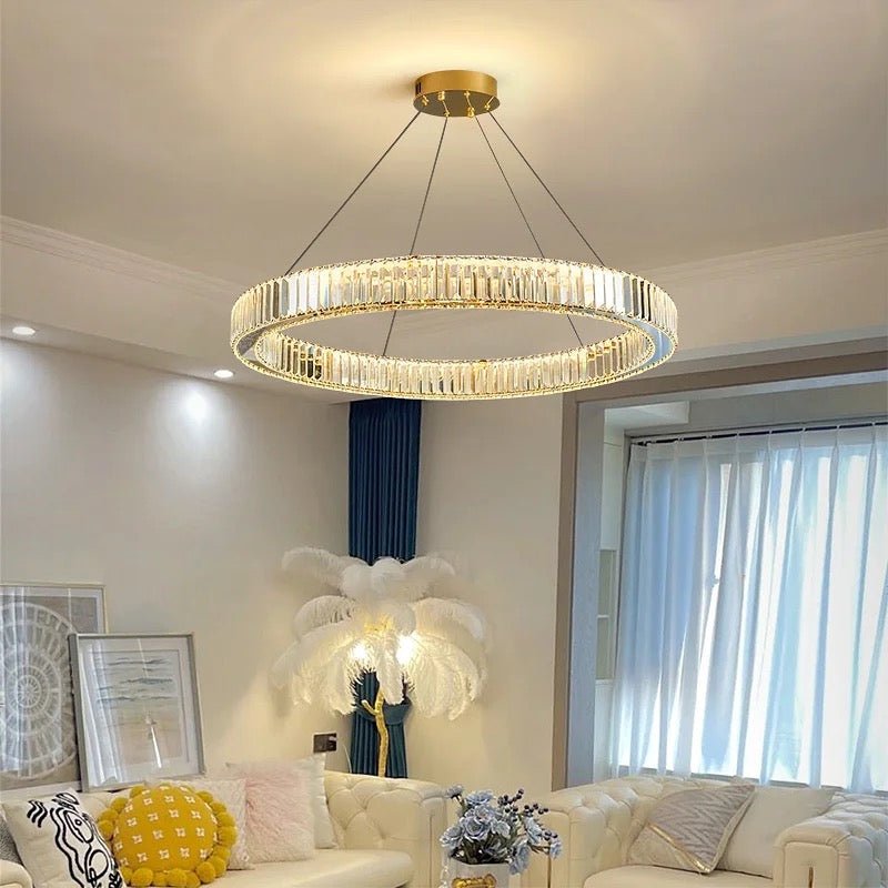 Modern crystal chandelier