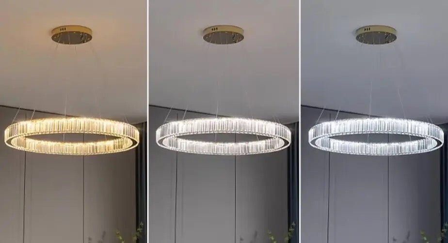 Modern crystal chandelier