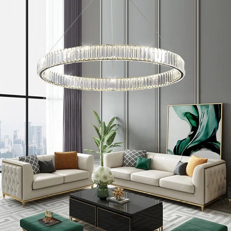 Modern crystal chandelier