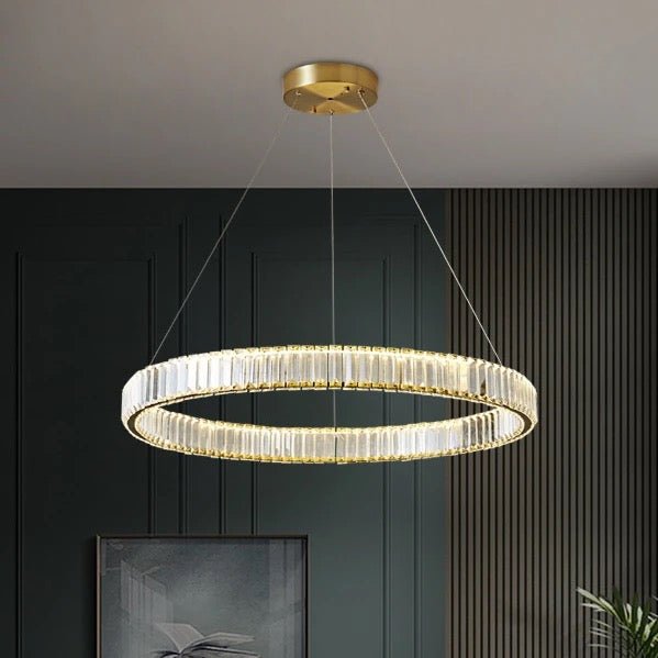 Modern crystal chandelier