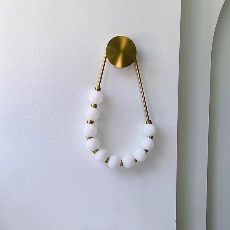 Modern minimalist necklace LED wall lamp