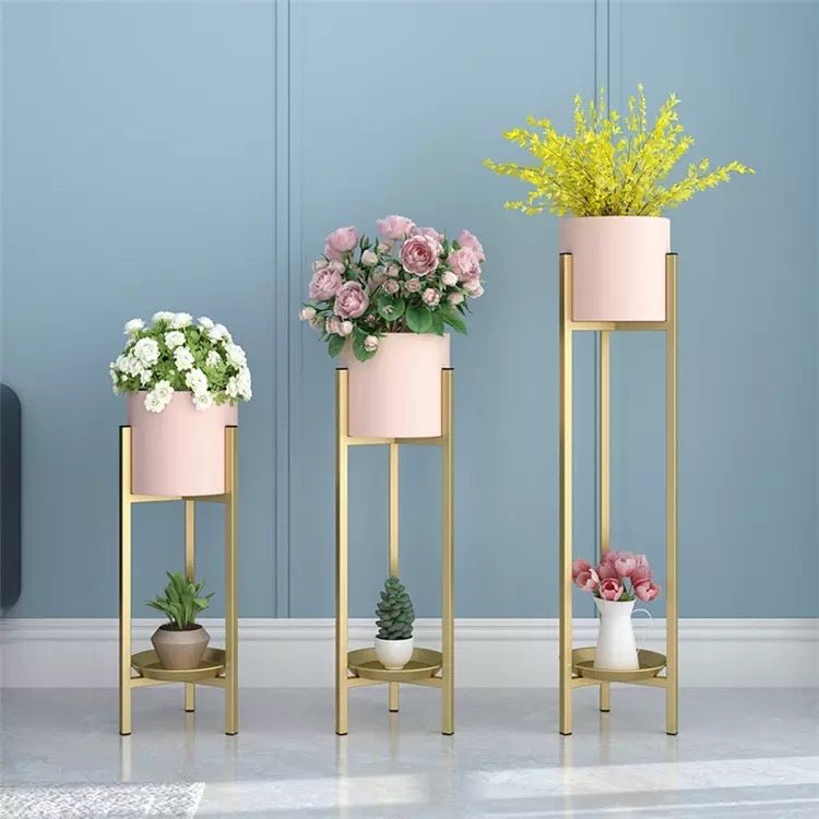 Moro plant pot stands set - SHAGHAF HOME