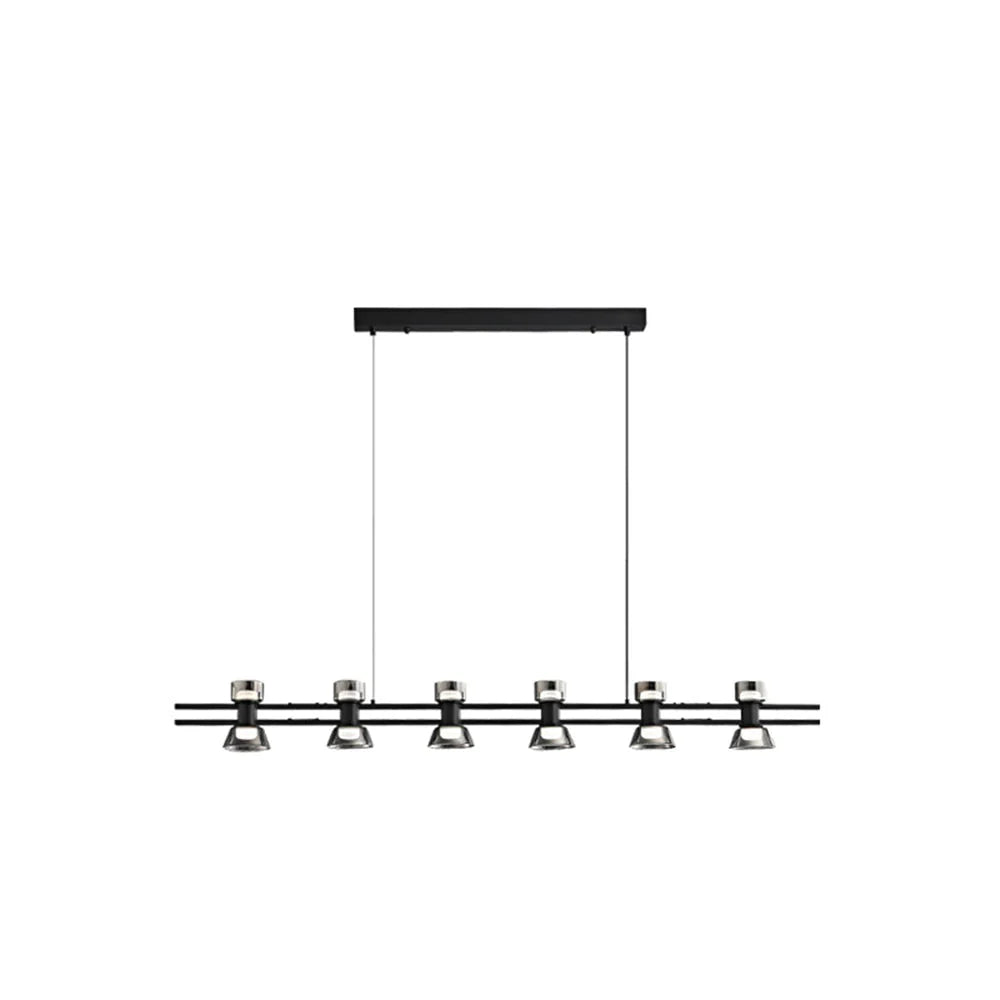 Nordic modern minimalist light luxury bar LED strip lamp kitchen island table Light fixture