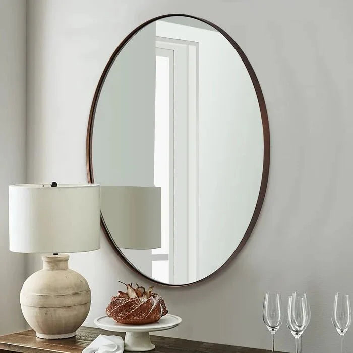 Oval egg shape wall mirror - SHAGHAF HOME