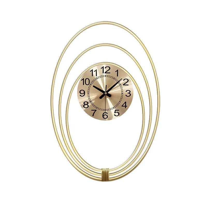 Oval wall clock