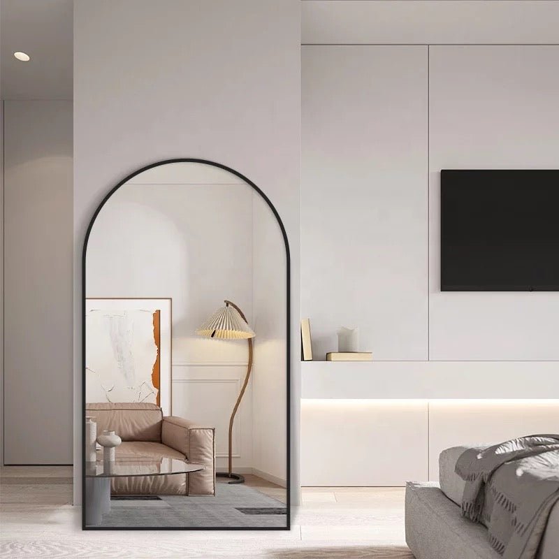 Over size aluminum Arch Mirror (4 sizes)