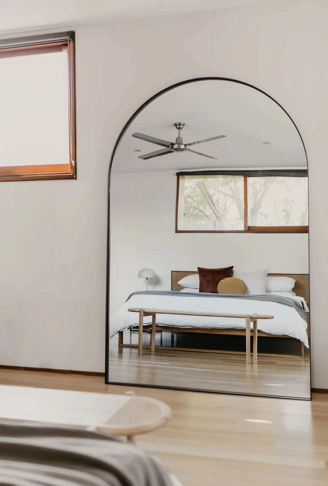 Over size aluminum Arch Mirror (4 sizes)