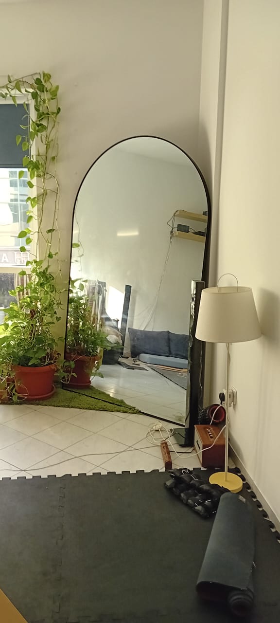 Over size aluminum Arch Mirror (4 sizes)