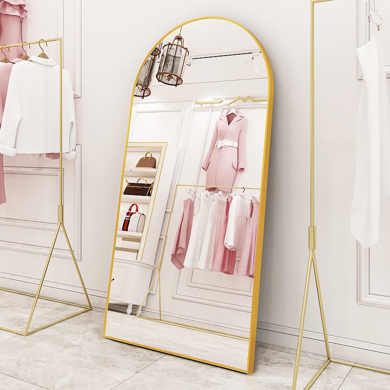 Oversize arch Mirror gold frame (2 sizes)