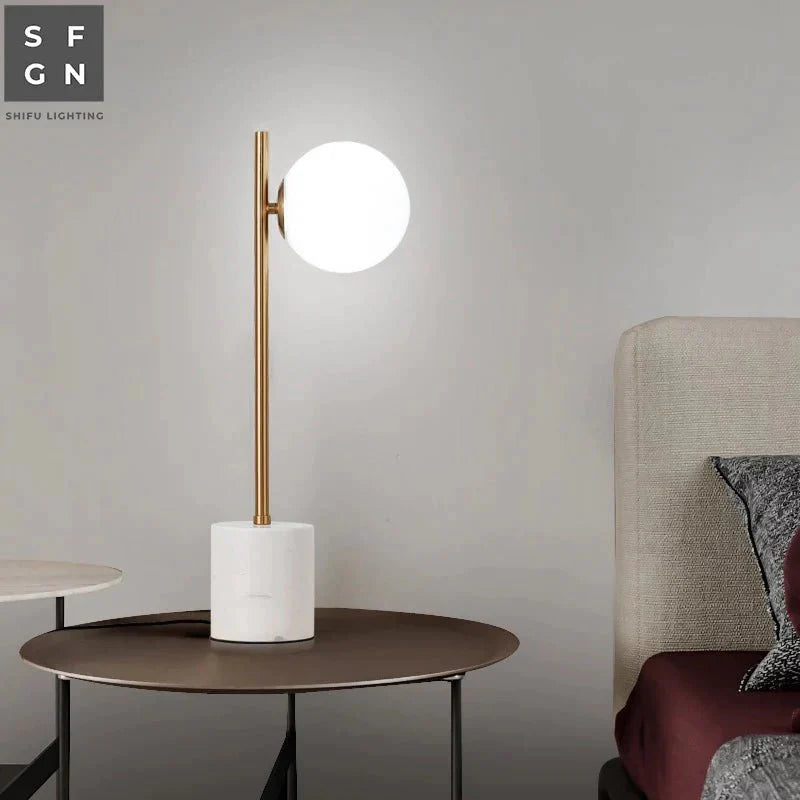 Pelo Marbela table lamp