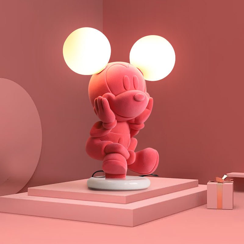 Pink Mickey Mouse table lamp